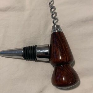 Hand crafted. Wine stopper. Wine cork.  Real wood